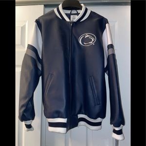 NEW! Genuine leather Penn State varsity jacket